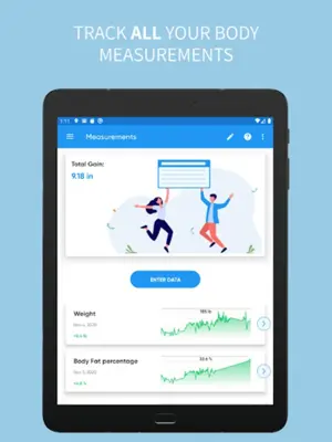Body Measurement & BMI Tracker android App screenshot 13