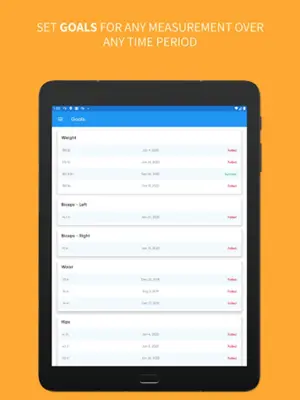 Body Measurement & BMI Tracker android App screenshot 2